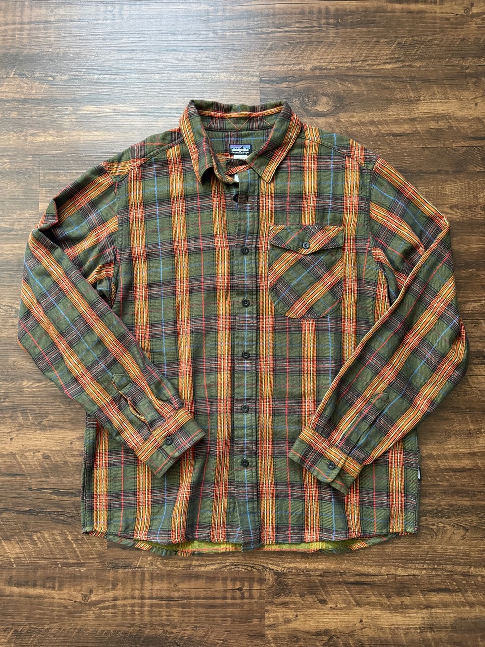 Patagonia Iron Ridge Long Sleeve Plaid Flannel Shirt NWOT | 100% Organic Cotton